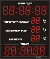 Табло для бассейна №15 Табло для бассейна №15